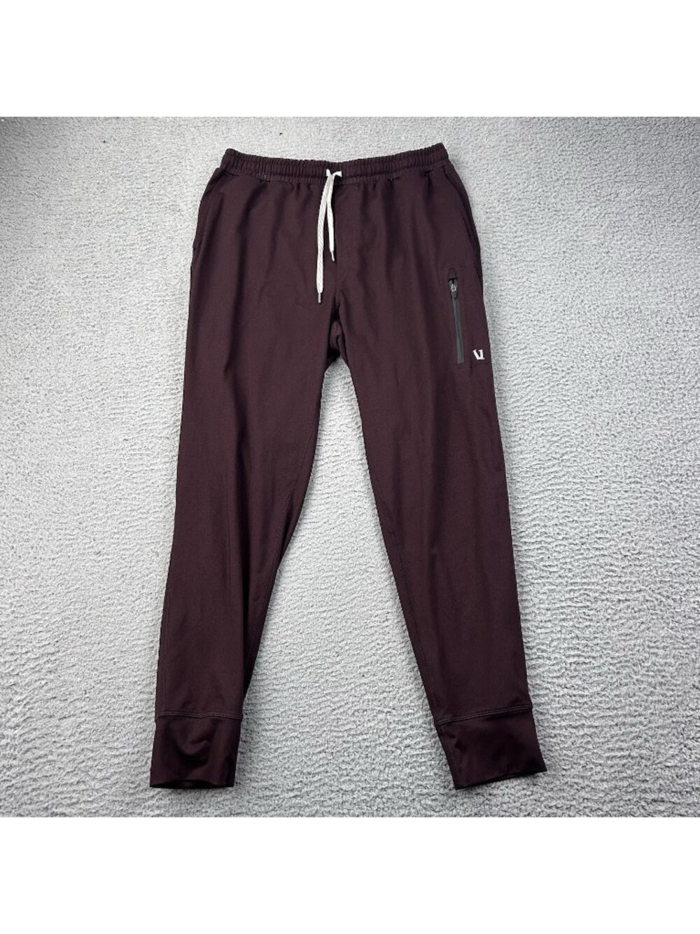Vuori Sunday Performance Burgundy Jogger Sweatpants Men's Large